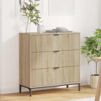 Dressoir met lade Sonoma eiken 79.5 x 33 x 82 cm Bewerkt hout