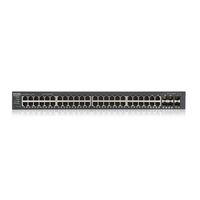 ZyXEL GS1920-48V2 Managed Gigabit Ethernet (10/100/1000) Zwart - thumbnail