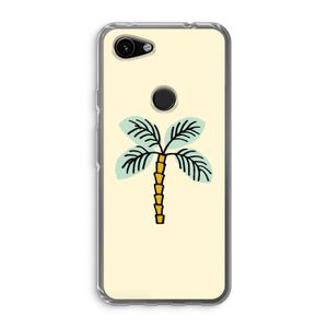 Palmboom: Google Pixel 3a Transparant Hoesje