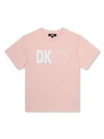 Dkny Kids t-shirt en coton à logo imprimé - Rose