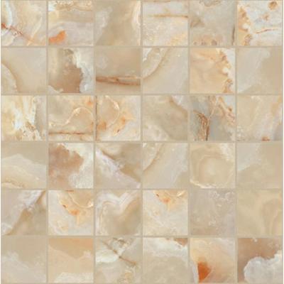 Mozaïektegel Floorgres Onyx&More 767642 VLMoz.300X300 Golden 9mm Glans Ret.F:050X050