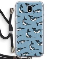 Narwhal: Samsung Galaxy J5 (2017) Transparant Hoesje met koord