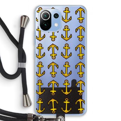 Musketon Anchor: Xiaomi Mi 11 Lite Transparant Hoesje met koord