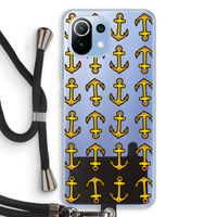 Musketon Anchor: Xiaomi Mi 11 Lite Transparant Hoesje met koord