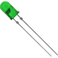 Vishay TLHG5205 Bedrade LED Groen Rond 5 mm 50 mcd 28 ° 30 mA 2 V - thumbnail