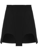 Dion Lee minijupe à taille haute - Noir