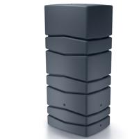 Aqua Tower regenton 650 liter antraciet - Meuwissen agro