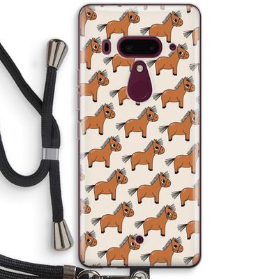 Pony: HTC U12+ Transparant Hoesje met koord