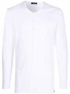 TOM FORD t-shirt à col tunisien - Blanc