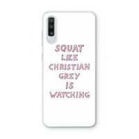 Christian Grey: Samsung Galaxy A70 Transparant Hoesje