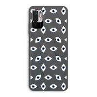 Eyes pattern: Xiaomi Redmi Note 10 5G Transparant Hoesje