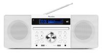 DAB radio met CD speler, Bluetooth, USB mp3 speler en radio - Stereo - Wit - Audizio Prato - thumbnail