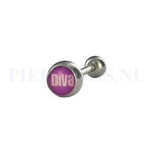 Tongpiercing logo Diva