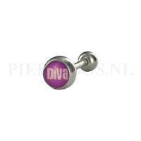 Tongpiercing logo Diva - thumbnail