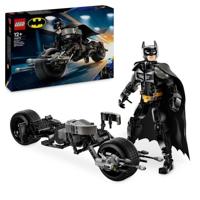 LEGO DC Batman 76273 Bouwbare Batman minifiguur en Bat-Pod motorfiets - thumbnail