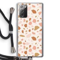 Terrazzo N°18: Samsung Galaxy Note 20 / Note 20 5G Transparant Hoesje met koord