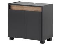 Schildmeyer Onderkast wastafel Cosmo (Antraciet, Breite 56,9 cm)