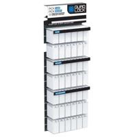 QUAD LOCK slat wall display