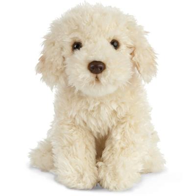 Living Nature Labradoodle knuffel - 25 cm - pluche - hond/honden - beige - speelgoed