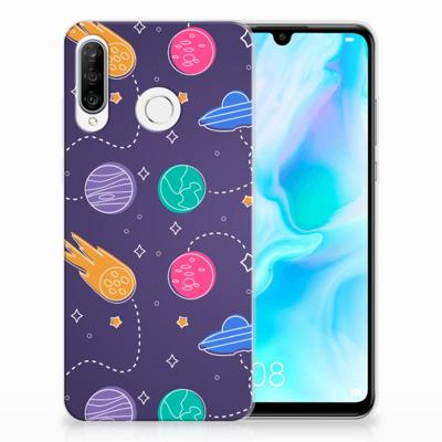 Huawei P30 Lite | Sillicone Back Cover | Space
