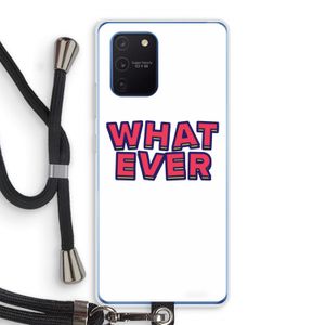 Whatever: Samsung Galaxy Note 10 Lite Transparant Hoesje met koord