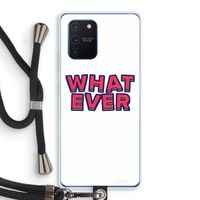 Whatever: Samsung Galaxy Note 10 Lite Transparant Hoesje met koord