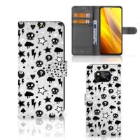 Telefoonhoesje met Naam Xiaomi Poco X3 | Poco X3 Pro Silver Punk Telefoonhoesje met Naam Xiaomi Poco X3 | Poco X3 Pro Silver Punk