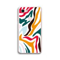 Colored Zebra: Google Pixel 3 XL Transparant Hoesje