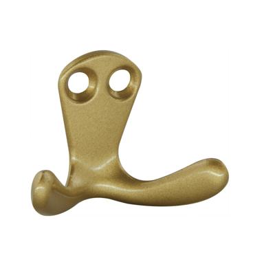 SIRO Kapstokhaak - goud - aluminium - 2,2 x 3,3 cm - wandhaak - jashaak - ophanghaken SIRO Kapstokhaak - goud - aluminium - 2,2 x 3,3 cm - wandhaak - jashaak - ophanghaken
