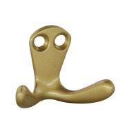 SIRO Kapstokhaak - goud - aluminium - 2,2 x 3,3 cm - wandhaak - jashaak - ophanghaken