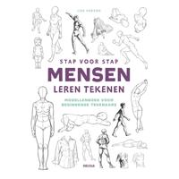 Deltas Stap voor stap mensen leren tekenen hobbyboek