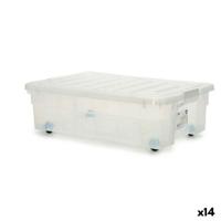 Opbergdoos op Wielen 30 L 40 x 18 x 59,5 cm (14 Stuks)