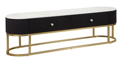 TV HOUDER MONTPELLIER ZWART CM 150X42X45