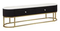 TV HOUDER MONTPELLIER ZWART CM 150X42X45