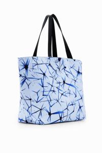 Extra grote omkeerbare arty shopper - BLUE - U