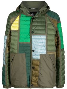 Moncler Grenoble veste à design à empiècements - Vert