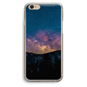 Travel to space: iPhone 6 / 6S Transparant Hoesje