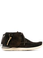 visvim baskets frangées à lacets - Marron