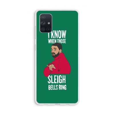 Sleigh Bells Ring: Galaxy A71 Transparant Hoesje