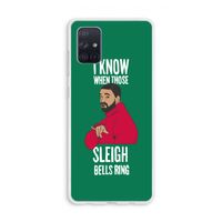 Sleigh Bells Ring: Galaxy A71 Transparant Hoesje