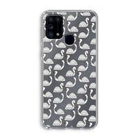 Zwanen: Samsung Galaxy M31 Transparant Hoesje
