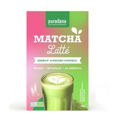 Instant matcha latte 6x10g bio