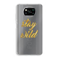 Stay wild: Xiaomi Poco X3 NFC Transparant Hoesje