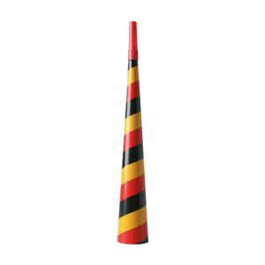 Feesttoeter rood/geel/zwart - papier - 30 cm - feestartikelen - Duitsland/Belgie supporter