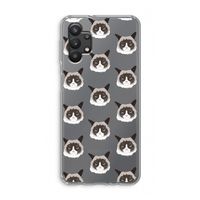 It's a Purrr Case: Samsung Galaxy A32 5G Transparant Hoesje