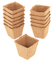 Connex Bio-Potje Vierkant 8X8Cm 12St - FLOR79135 Connex Bio-Potje Vierkant 8X8Cm 12St - FLOR79135