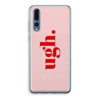 Ugh: Huawei P20 Pro Transparant Hoesje