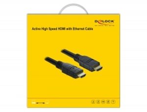 DeLOCK 85284 HDMI kabel 10 m HDMI Type A (Standaard) Zwart