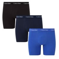 Calvin Klein Boxershorts long 3-pack blauw - thumbnail