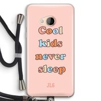 Cool Kids Never Sleep: HTC U Play Transparant Hoesje met koord